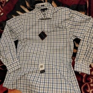 Authentic Tommy Hilfiger Mens Dress Shirt.L 16. Non- Iron. New w/ Tag. Super
